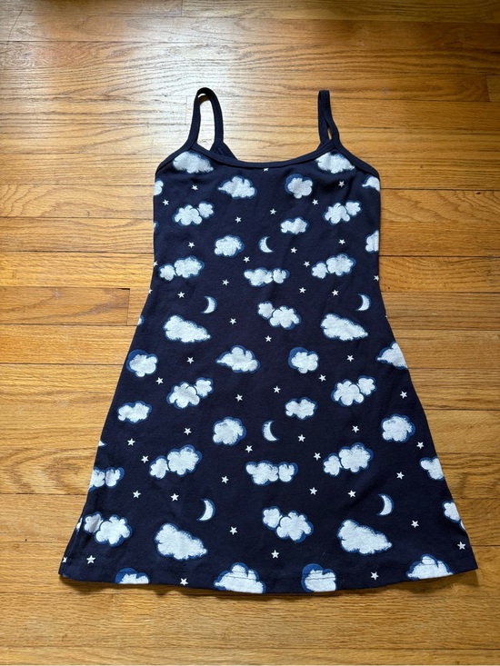 Charlotte Russe Dresses & Skirts - vintage Charlotte Russe Navy Mini Dress with White Cloud & Moon Print